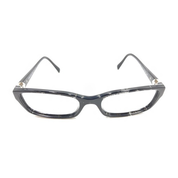 Prada VPR 07N ACF-1O1 Black Clear Rectangle Eyeglasses Frames 53-17 140 Italy - Picture 2 of 12